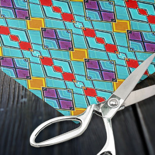 Modern Painted Glass Mosaic - Sci-Fi Male Crafts Tissue Paper