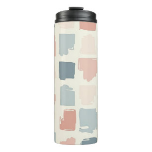 Modern Painted Squares Thermal Tumbler