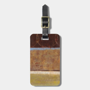 Modern Painting in Earth Tones by Norman Wyatt Luggage Tag