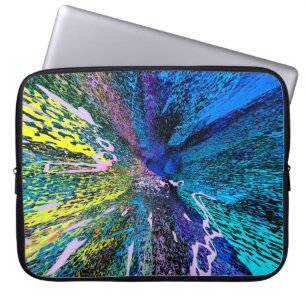 Modern painting wall art decor. Abstract drawing b Laptop Sleeve