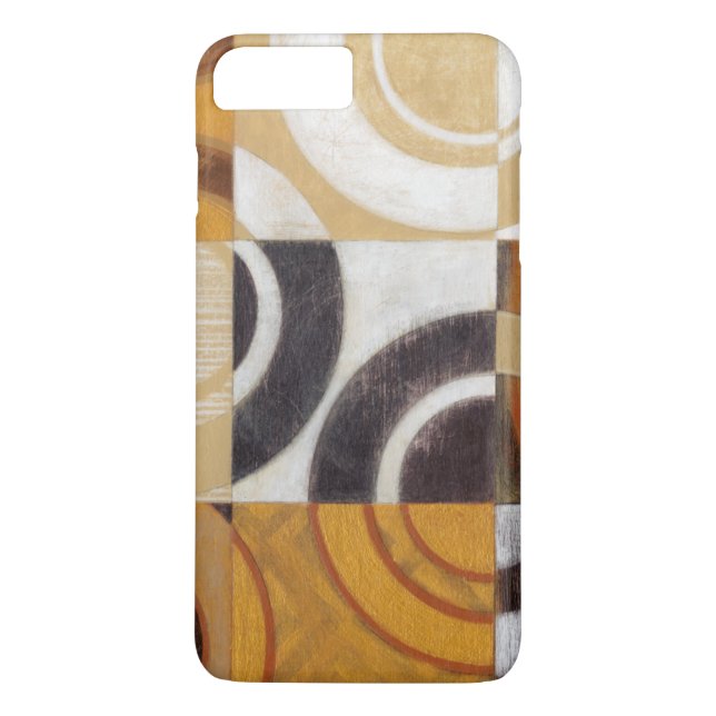 Modern Painting with Circular Patterns Case-Mate iPhone Case (Back)