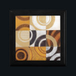 Modern Painting with Circular Patterns Gift Box<br><div class="desc">Painted by Norman Wyatt,  Jr. this modern painting features multicolored circular patterns in nine squares. Good for a wall that needs art as well as someone who wants to practice their dart throwing!</div>