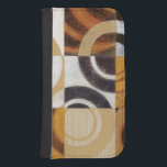 Modern Painting with Circular Patterns Samsung S4 Wallet Case<br><div class="desc">Painted by Norman Wyatt,  Jr. this modern painting features multicolored circular patterns in nine squares. Good for a wall that needs art as well as someone who wants to practice their dart throwing!</div>