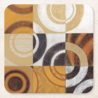 Modern Painting with Circular Patterns