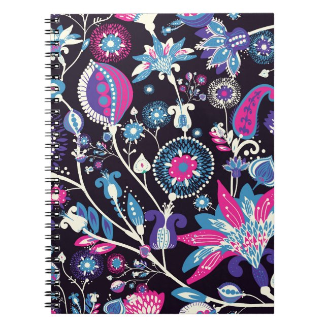 Modern paisley: traditional oriental pattern. notebook (Front)