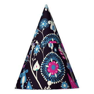 Modern paisley: traditional oriental pattern. party hat