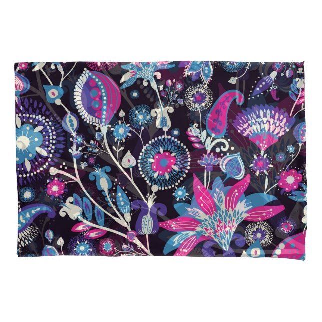 Modern paisley: traditional oriental pattern. pillowcase (Front)