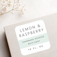 Modern pale dusty sea green colour block product