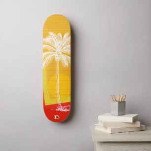Modern Palm in Sunset Dd Brand Skateboard