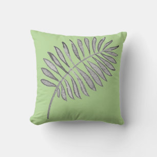 Modern Palm Leaf Cushion