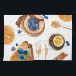 Modern Pancakes Kitchen Beauty Breakfast Tea Towel<br><div class="desc">Modern Pancakes Kitchen Beauty Breakfast</div>