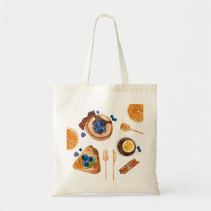 Modern Pancakes Kitchen Beauty Breakfast Tote Bag
