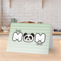 Modern Panda Happy Mother's Day Personalised