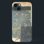 Modern Panel Painting iPhone 13 Case<br><div class="desc">A Norman Wyatt original,  this work is a modern panel painting with a number of different colours. Brown blends with grey,  cream and yellow in this piece. There are even a few circles in the bottom left corner of the work. Get your hands on this print today!</div>