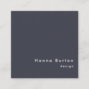 Modern Pantone Color Navy Blazer Business Card