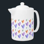 Modern Paper Hearts Pattern<br><div class="desc">Inspired by the art of paper folding this modern heart pattern is designed to resemble flower petals.</div>