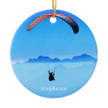 Modern Paragliding Photo with Name