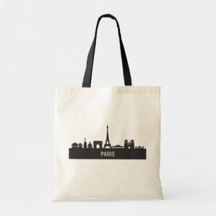 Modern  Paris, France City   Stylised Skyline  Tote Bag
