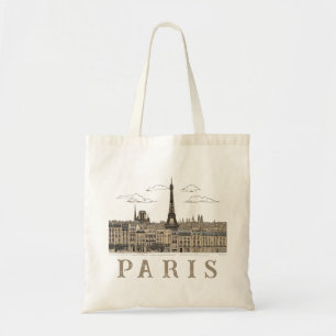 Modern Paris, France City Tote Bag