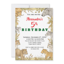 Modern Party Animals Jungle Safari