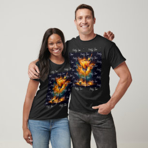 Modern Party Time Neon Personalised T-Shirt