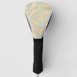 Modern Pastel Abstract Geometric Phone Case Golf Head Cover