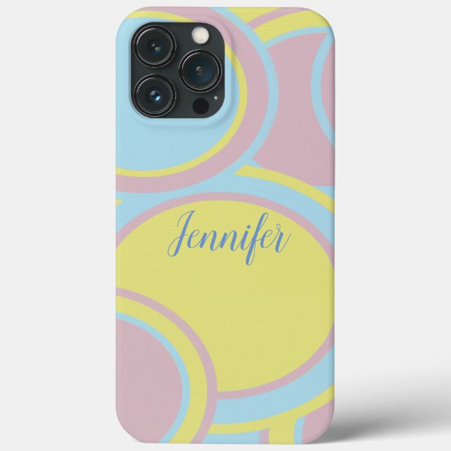 Modern Pastel Abstract Painting Case-Mate iPhone Case (Back)
