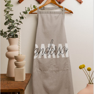Modern Pastel Beauty Personalised You Name Apron