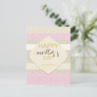 Modern Pastel Blush Tones With Geometric Pattern