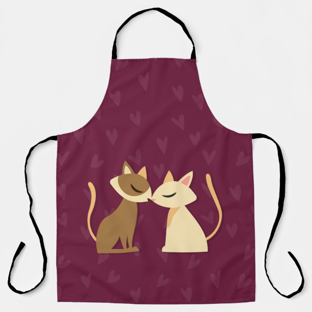 Modern Pastel cats Special Aprons (Front)