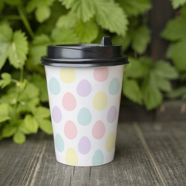 Modern Pastel Egg Pattern | Happy Easter Paper Cups (Creator Uploaded)