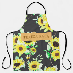 Modern Pastel Floral Personalised Gift Apron