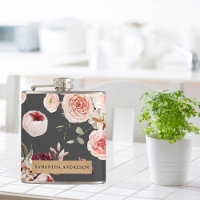 Modern Pastel Flowers & Kraft Personalised Gift