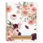 Modern Pastel Flowers & Kraft Personalised Gift