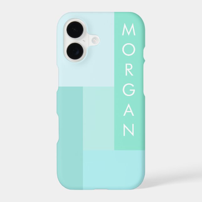 modern pastel geometric monogram (Back)