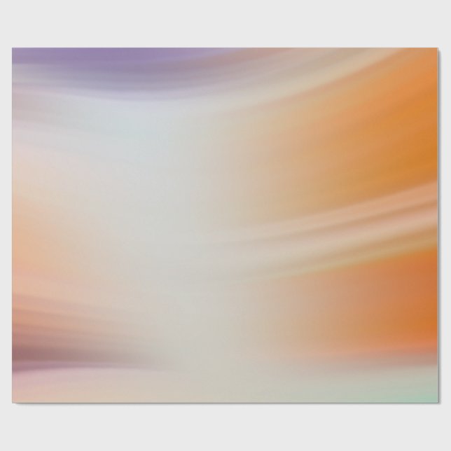 Modern Pastel Gradient Wrapping Paper (Flat)