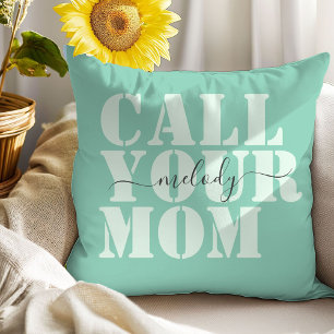 Modern pastel mint dormroom decor cushion