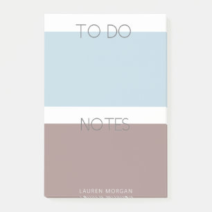 Modern Pastel   Monogram Notes