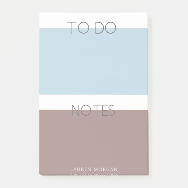 Modern Pastel | Monogram Notes (Front)