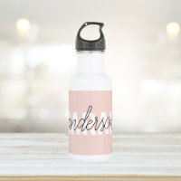 Modern Pastel Pink Beauty Personalised You Name