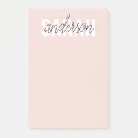 Modern Pastel Pink Beauty Personalised You Name