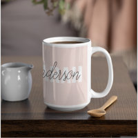 Modern Pastel Pink Beauty Personalised You Name