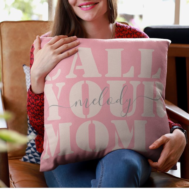 Modern pastel pink dormroom decor cushion (Creator Uploaded)