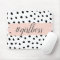 Modern Pastel Pink Girl Boss & Black Dots