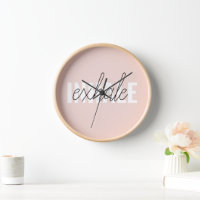 Modern Pastel Pink Inhale Exhale Quote