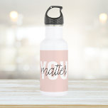 Modern Pastel Pink You Matter Inspiration Quote 532 Ml Water Bottle<br><div class="desc">Modern Pastel Pink You Matter Inspiration Quote</div>