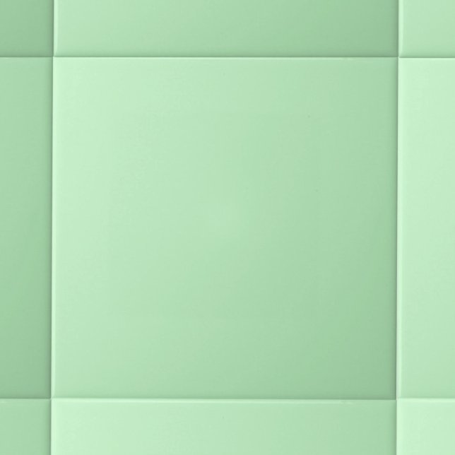 Modern Pastel Solid Colour Light Mint Green Ceramic Tile (Creator Uploaded)