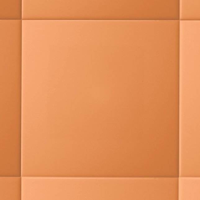 Modern Pastel Solid Colour Pastel Orange Ceramic Tile (Creator Uploaded)