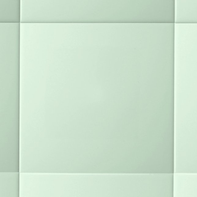 Modern Pastel Solid Colour Snowy Mint Ceramic Tile (Creator Uploaded)