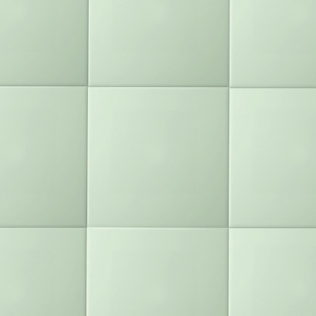 Modern Pastel Solid Colour Soft Mint Ceramic Tile (Creator Uploaded)